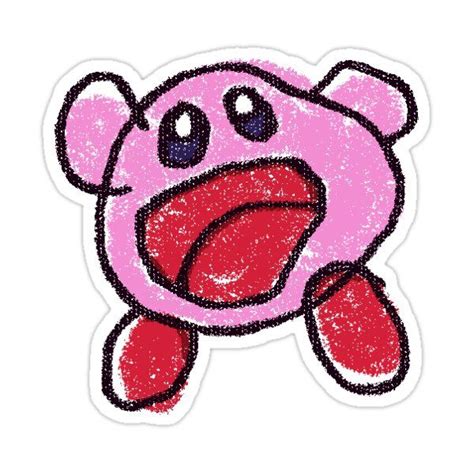 Kirby Planet Robobot Kirby Doodle Sticker By Ryan Cook In 2021