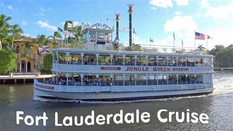 Fort Lauderdale Jungle Queen Cruise 4k Youtube