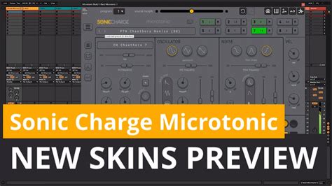 Sonic Charge Microtonic New Skins Preview Youtube