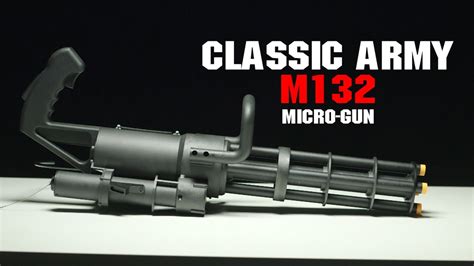 Classic Army M132 Micro Gun 38 Rounds Per Second Minigun Airsoftgi