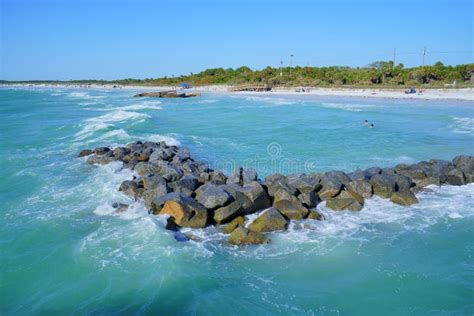 Fort De Soto Beach In St Petersburg In Florida USA Stock Photo Image Of Highway Coastline