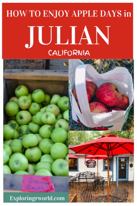 Julian California San Diego Apple Days Exploring