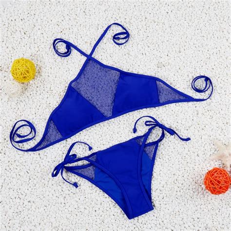 2017 Sexy Bikini Set Swimwear Women Designer Mesh Bathing Suit Padded Swim Set Beach Suimsuit