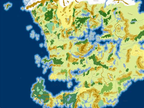 Faerun Hex Map 6 Miles Per Hex Rforgottenrealms