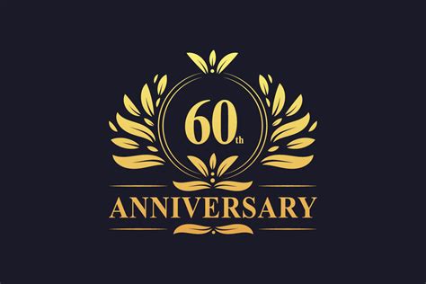 60th Anniversary Celebration Graphic By Netart · Creative Fabrica