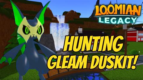 Gleam Hunting Duskit Giveaway In Loomian Legacy Roblox Youtube