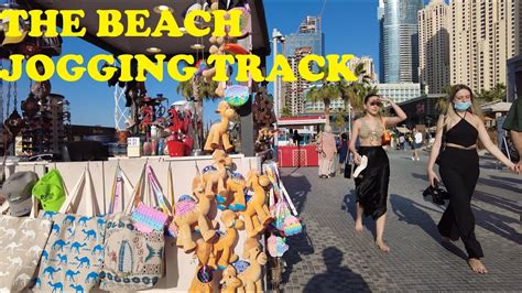 The Beach Jogging Track Marina Dubai Youtube