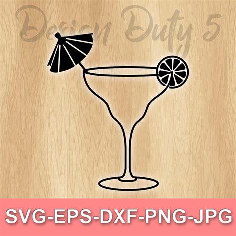 Margarita Glass Svg Eps Dxf  Png Cut File Cricut And Etsy Israel