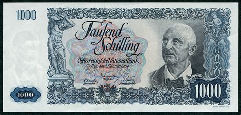 1000 Schilling Anton Bruckner Austria Numista