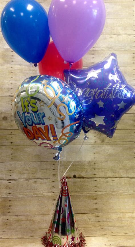 Birthday bouquets designed by local florists. Tell someone congrats with some balloons! http://www ...