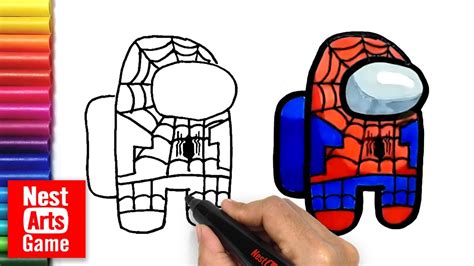 Gambar Among Us Spiderman Avengers Gambar Skin Among Us 5 Youtube