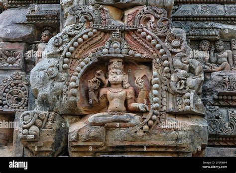 Detail Of The Markandeshwar Siva Temple In Bhubaneswar Odisha India