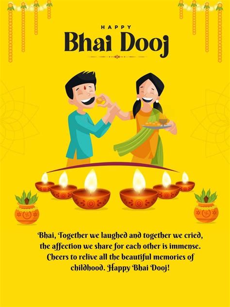 Happy Bhai Dooj Holi Wishes Diwali Wishes Bhai Dooj Wishes