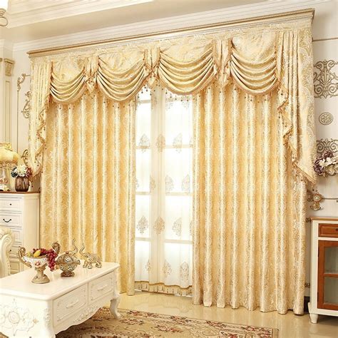 1 Piece European Curtain Cloth Or Tulle Luxury Window Curtains For