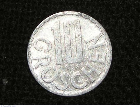10 Groschen 1988 Republic 1981 1990 Austria Coin 4522