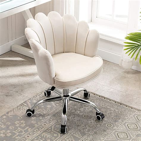 Amazon Yizc Modern Mid Back Swivel Chair Elegant Reception Chair