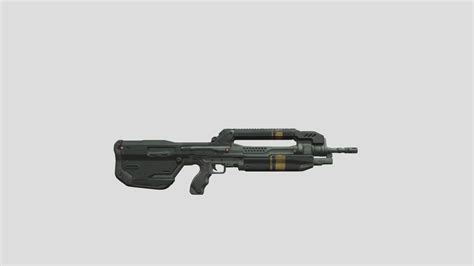 Halo 5 Battle Rifle Download Free 3d Model By Bylan 24ba943