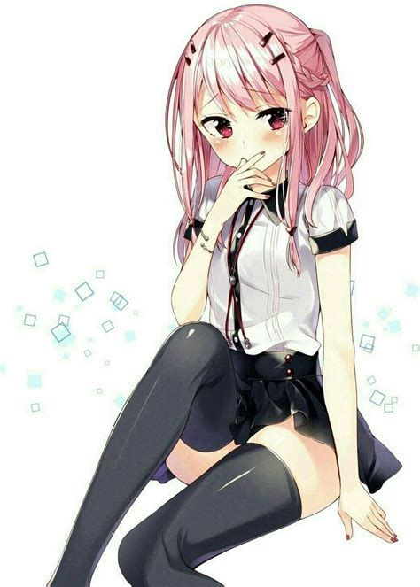 Anime Characters With Pink Hair Uphairstyle