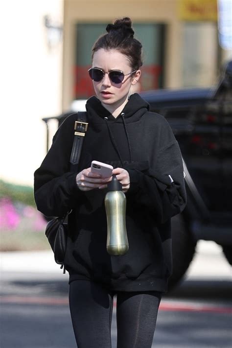 Lily Collins Leaves Pilates Class In West Hollywood 02122020 Hawtcelebs