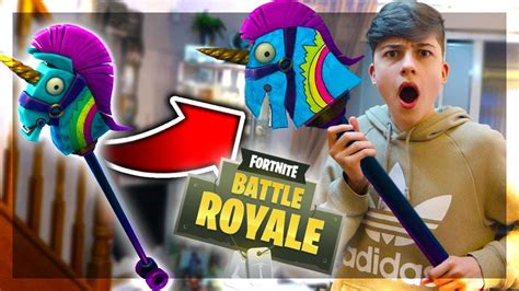 Kid Makes Fortnite Items In Real Life Fortnite Battle Royale In