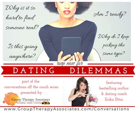dating dilemmas dinner and discussion feb 26 group therapy associates llc