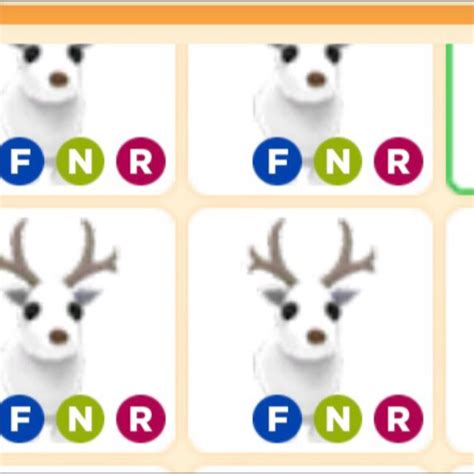 Pet 2x Neon Fly Ride Arctic Reindeers Adopt Me Roblox Game Items