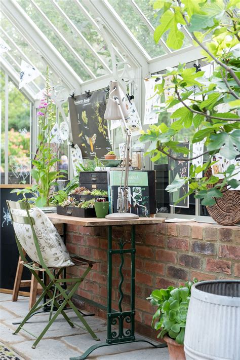 Inside The Scotney Greenhouse Home Greenhouse Greenhouse Interiors