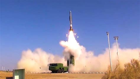 China Leaks Video Of Mysterious Ground Launched Missile The Drive