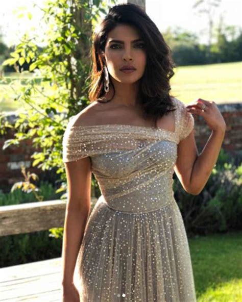 Priyanka Chopra Wears Gown For Meghan And Harrys Evening Ceremony