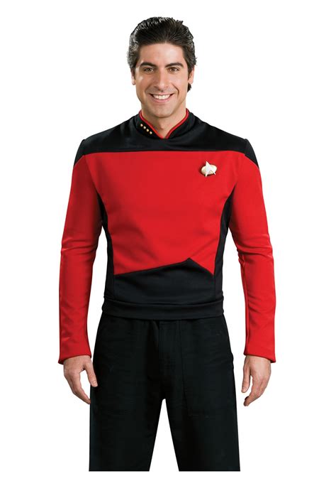 Star Trek Tng Adult Deluxe Commander Uniform Costume Ba