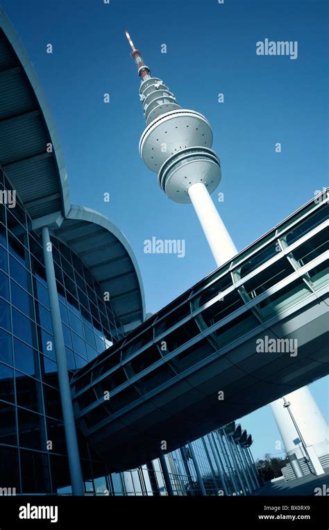 Congress Center Hamburg And Tv Tower Germany Stock Photo Alamy