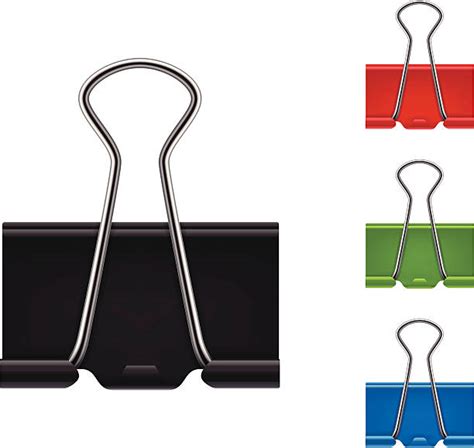 Binder Clip Illustrations Royalty Free Vector Graphics And Clip Art Istock