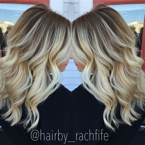 Stretched Root Balayage Ombre Bright Blonde Hair Hair By Rachel Fife