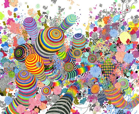 Jen Stark Paper Art Colourful Obsessions