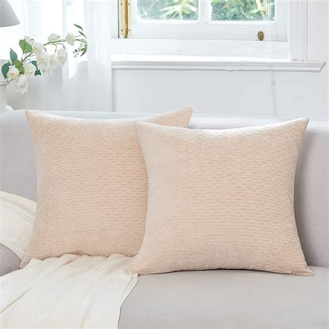 Wlnui Large Pillow Covers 24x24 Inch Set Of 2 Luxurious