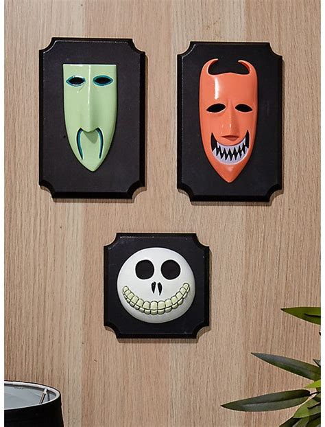 The Nightmare Before Christmas Oogies Boys Masks Wall Plaques Hot