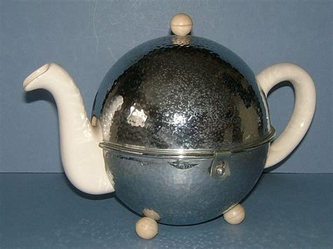 1950s Retro Insulated Teapot In Celtic Quality By BiminiCricket
