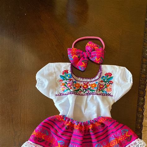 Traditional Mexican Baby Girl Dresses With Our Lady Of Etsy Mexican