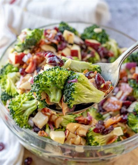3 tablespoons apple cider vinegar. Bacon and Apple Broccoli Salad | Wishes and Dishes