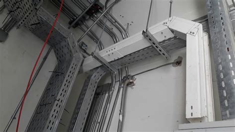 How To Cable Tray Installation Ceiling Supports Youtube