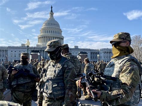 Photos National Guard Troops Are Patrolling The Capitol Building In