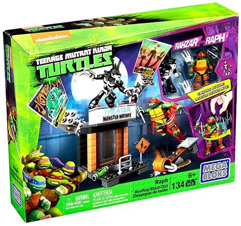 Mega Bloks Teenage Mutant Ninja Turtles Animation Raph Rooftop Blast