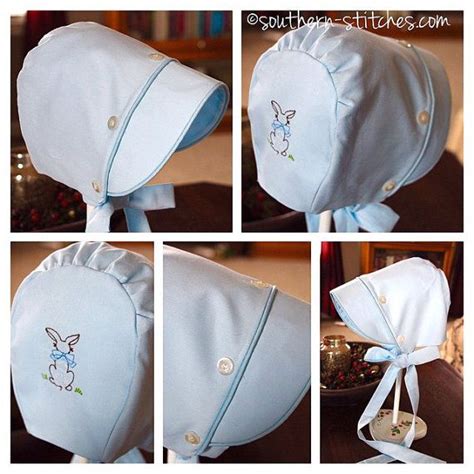 Vintage Inspired Brer Rabbits Button Bonnet Epattern For Etsy Baby