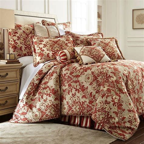 Austin Horn Classics Mount Rouge Comforter Set In Rustic Red Bed