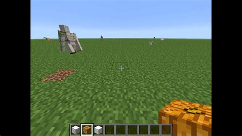 Minecraft Cum Sa Faci Un Golem Si Un Om De Zapada Youtube