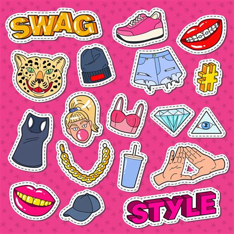 Swag Style Stock Vector Illustration Of Wall City Presentation