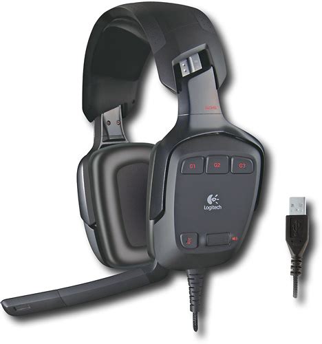 Best Buy Logitech G35 Surround Sound Gaming Headset Black 981 000116