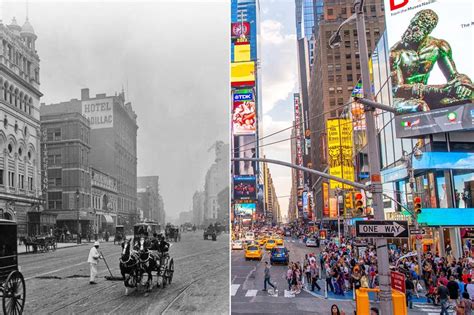 Then And Now Incredible Photos Of Cities Past And Present