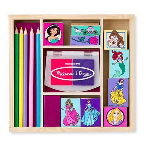 Disney Princess Wooden Stamp Set By Melissa And Doug