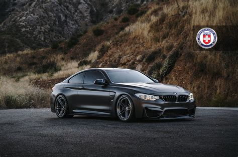 Hellish Looking Matte Black Bmw M4 With Hre Performance Wheels